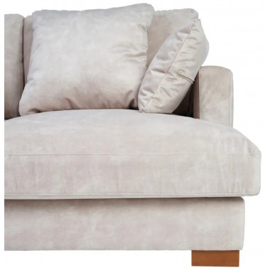 2 seater sofa in beige fabric 190cm DENZZO DENZZO - 9