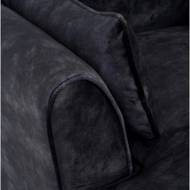 Meridian in dark grey fabric 114 cm DENZZO DENZZO - 5