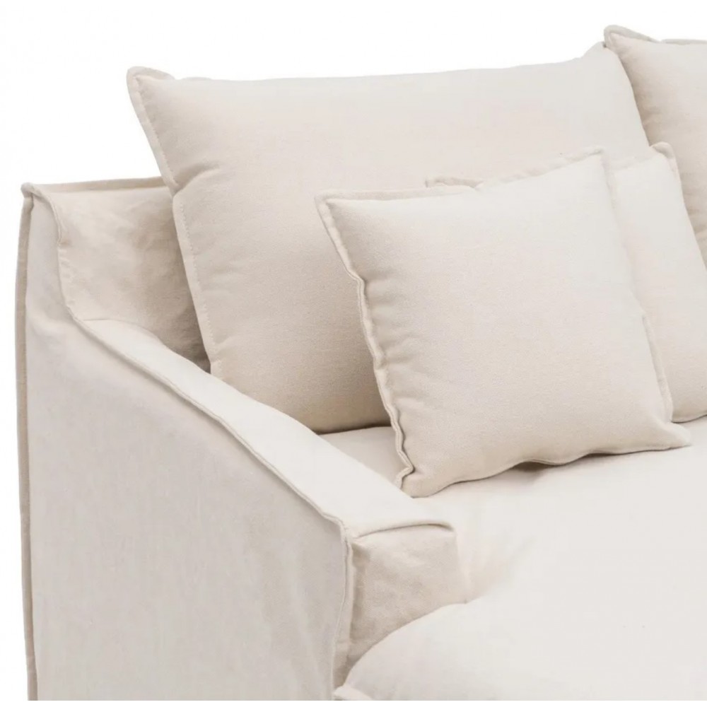 Sofa tejido meridiano beige 190cm DENZZO DENZZO - 6