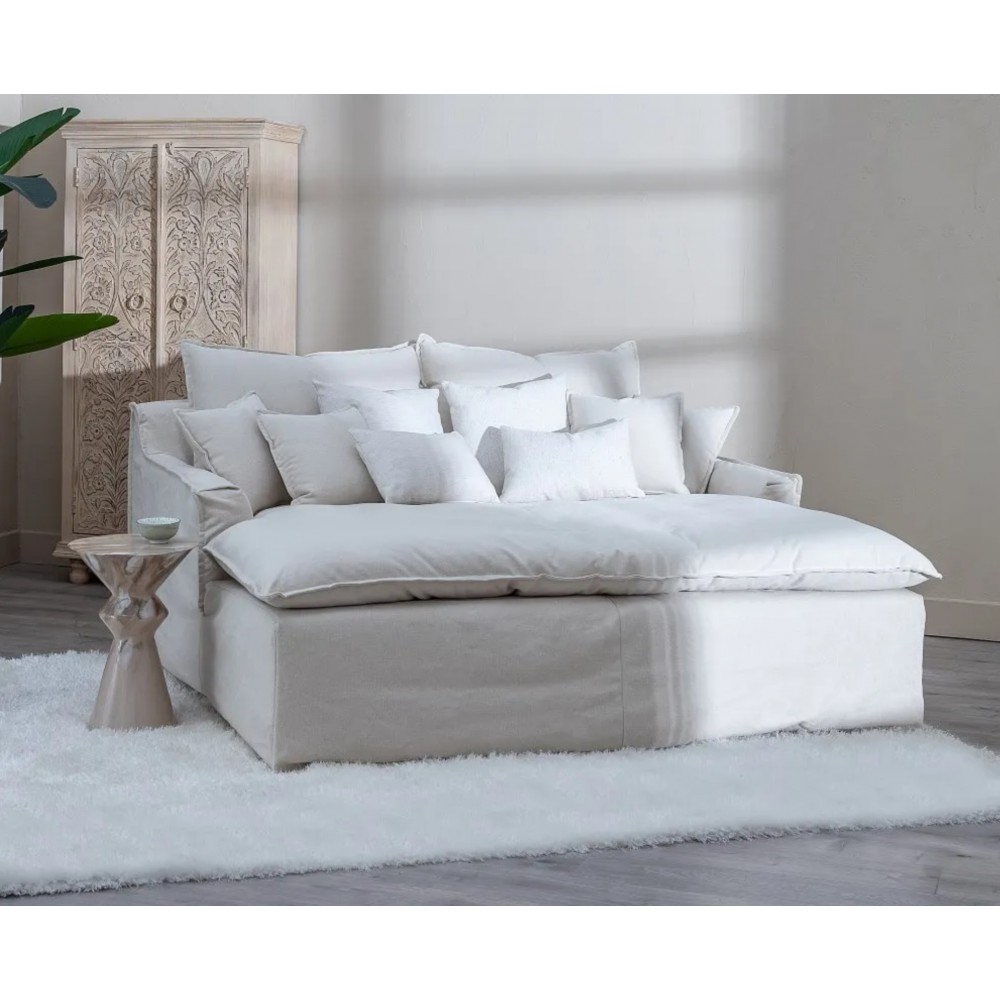 Sofa tejido meridiano beige 190cm DENZZO DENZZO - 2