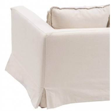 Canapé 4 places tissu beige 253cm DENZOO DENZZO - 11