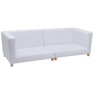 Sofa 4 lugares tejido beige 253cm DENZOO DENZZO - 15