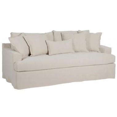 Sofa 3 Plätze Creme 215cm IXIA IXIA - 1