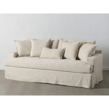 Sofa 3 Plätze Creme 260cm IXIA IXIA - 4