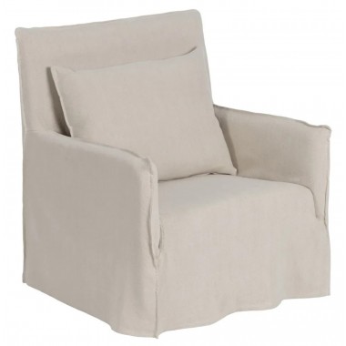 Fauteuil crème 75cm IXIA IXIA - 1