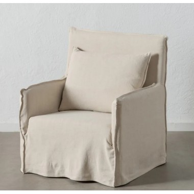 Fauteuil crème 75cm IXIA IXIA - 3