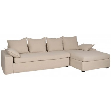 Rechts Angle Creme Sofa 300cm IXIA IXIA - 1