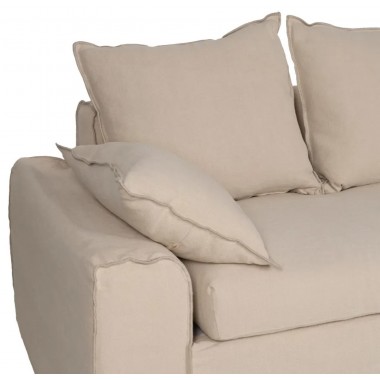 Rechts Angle Creme Sofa 300cm IXIA IXIA - 5