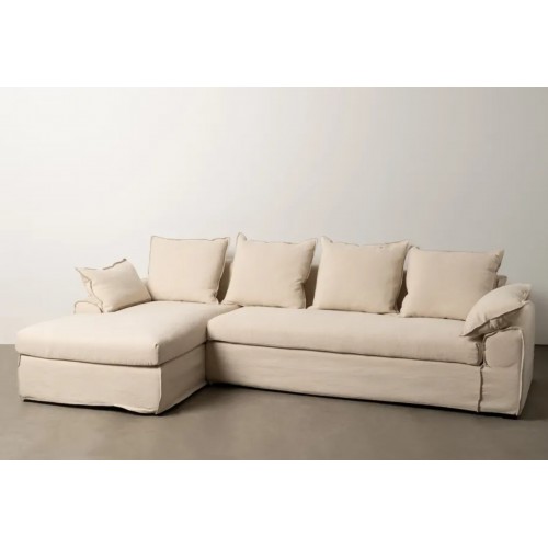 Left Angle Sofa Cream 300cm IXIA IXIA - 1