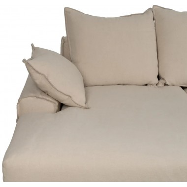 Ángulo izquierdo Sofa Cream 300cm IXIA IXIA - 6