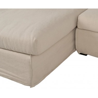 Ángulo izquierdo Sofa Cream 300cm IXIA IXIA - 9