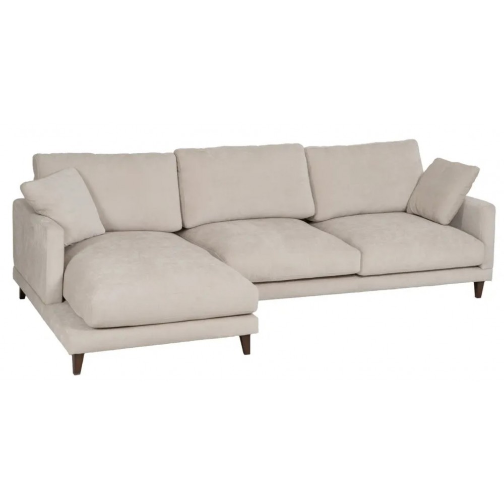 Sofa de ángulo izquierdo beige 290cm IXIA IXIA - 1