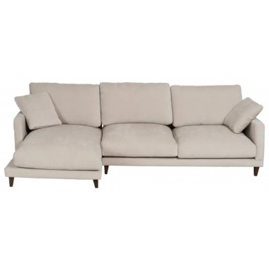 Sofa de ángulo izquierdo beige 290cm IXIA IXIA - 3