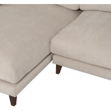 Sofa de ángulo izquierdo beige 290cm IXIA IXIA - 9