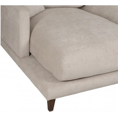 Sofa de ángulo izquierdo beige 290cm IXIA IXIA - 11