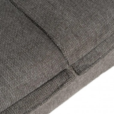 Sofa-Lit grey fabric metal foot linen 214cm IXIA IXIA - 8