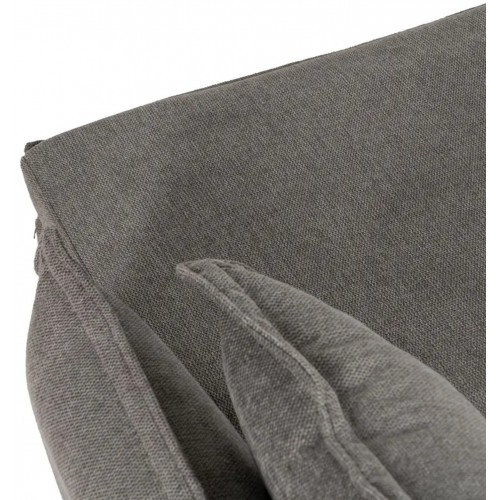Sofá cama cinza tecido de tecido de tecido de metal 214cm IXIA IXIA 9
