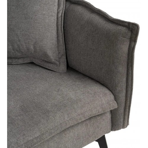 Línea de pie de metal de tela gris Sofa 214cm IXIA IXIA - 12