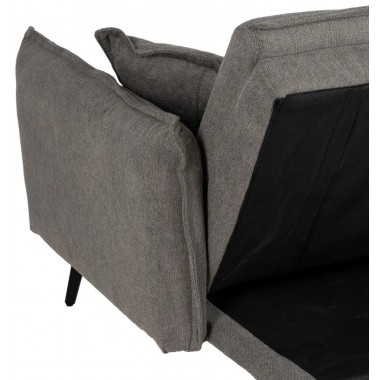 Línea de pie de metal de tela gris Sofa 214cm IXIA IXIA - 15