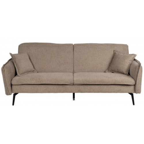 Sofá cama Taupe Than Than Line Metal Pé 214cm IXIA IXIA - 5