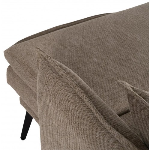 Sofá cama Taupe Than Than Line Metal Pé 214cm IXIA IXIA 9