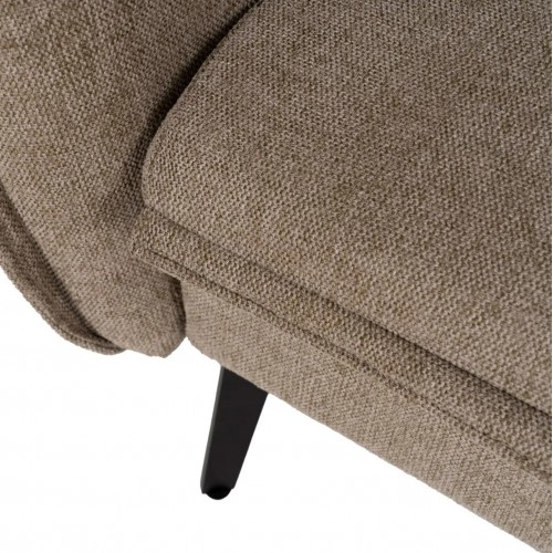 Sofa-Lit taupe tela metal foot linen 214cm IXIA IXIA - 12