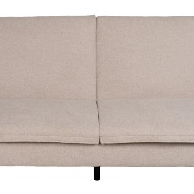 Sofa-bed Beige linnen stof metalen voet 214cm IXIA IXIA - 7