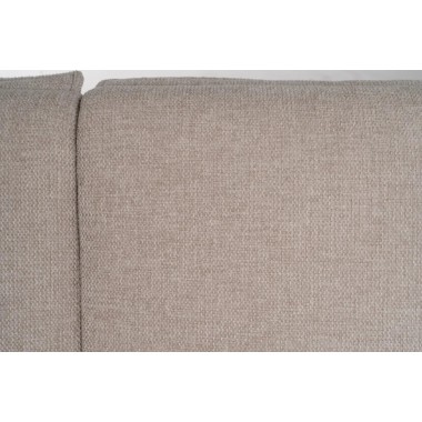 Sofa-bed Beige linnen stof metalen voet 214cm IXIA IXIA - 11