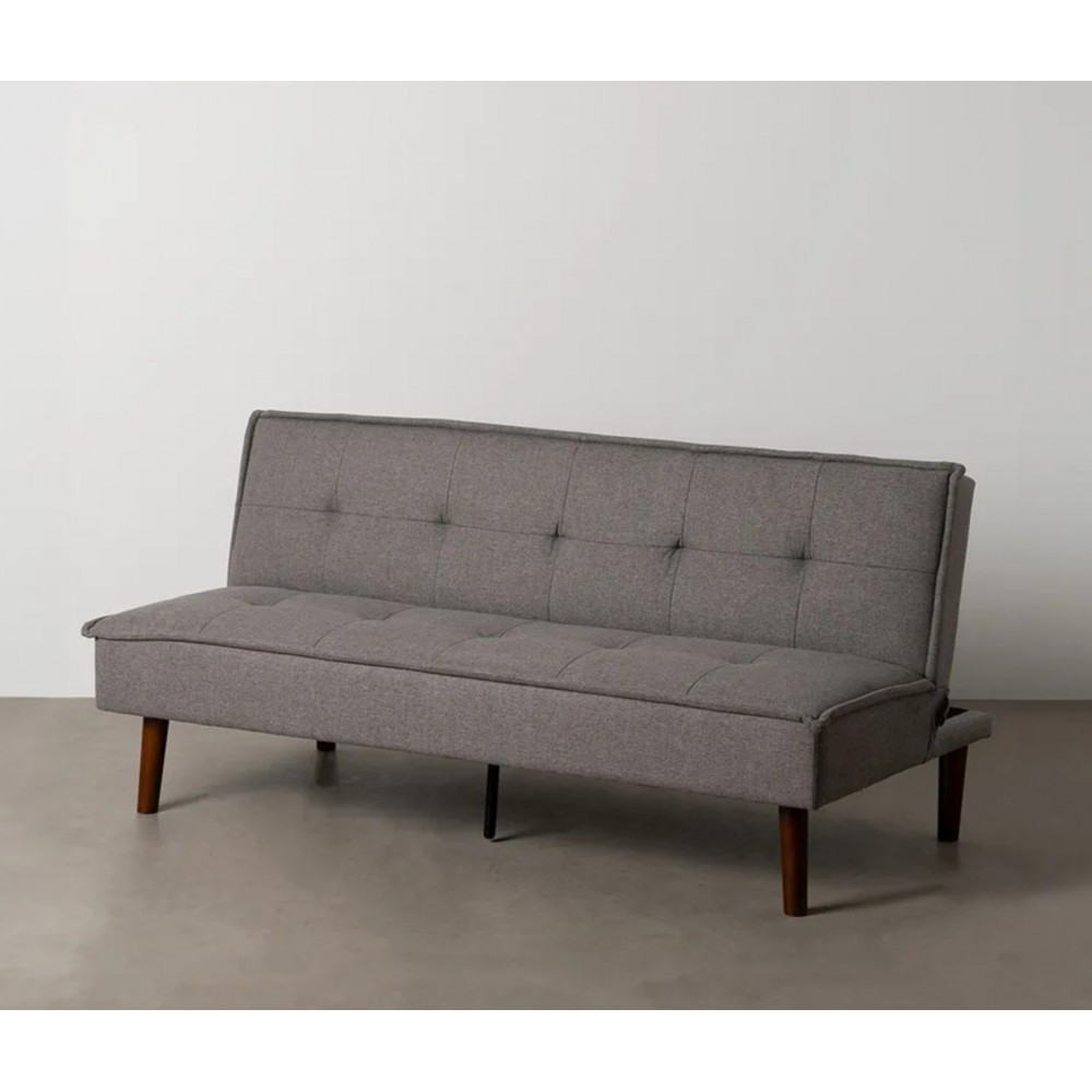 Sofa bed Fabric Grey Feet Wood 181cm IXIA IXIA - 4