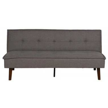 Sofa Bett Stoff Grau Füße Holz 181cm IXIA IXIA - 5