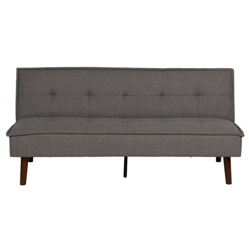 Sofa cama tela gris hoja madera 181cm IXIA IXIA - 5