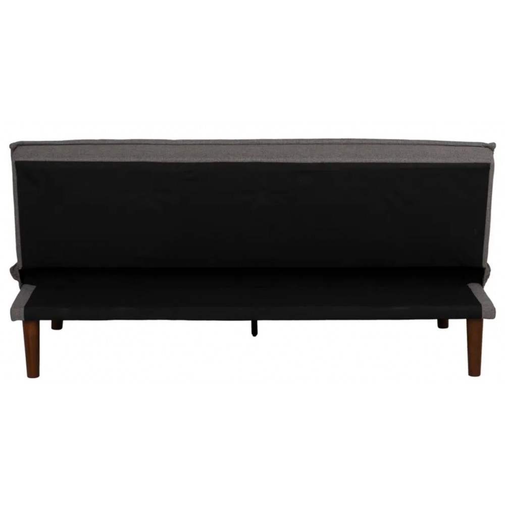 Sofa cama tela gris hoja madera 181cm IXIA IXIA - 6