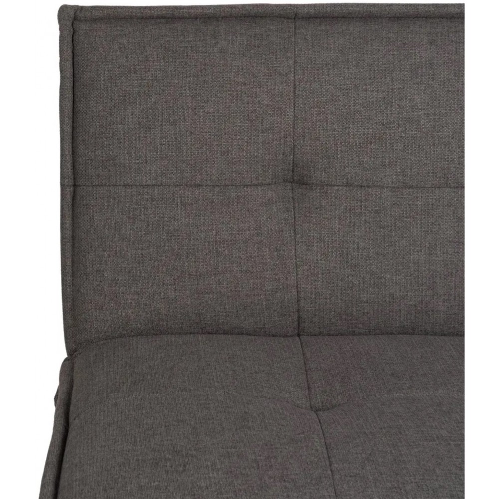 Sofa cama tela gris hoja madera 181cm IXIA IXIA - 8