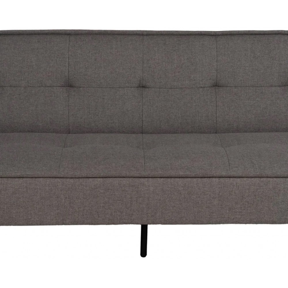Sofá cama cinza tecido de tecido de madeira 181cm IXIA IXIA 9