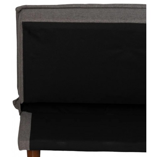 Sofa cama tela gris hoja madera 181cm IXIA IXIA - 15