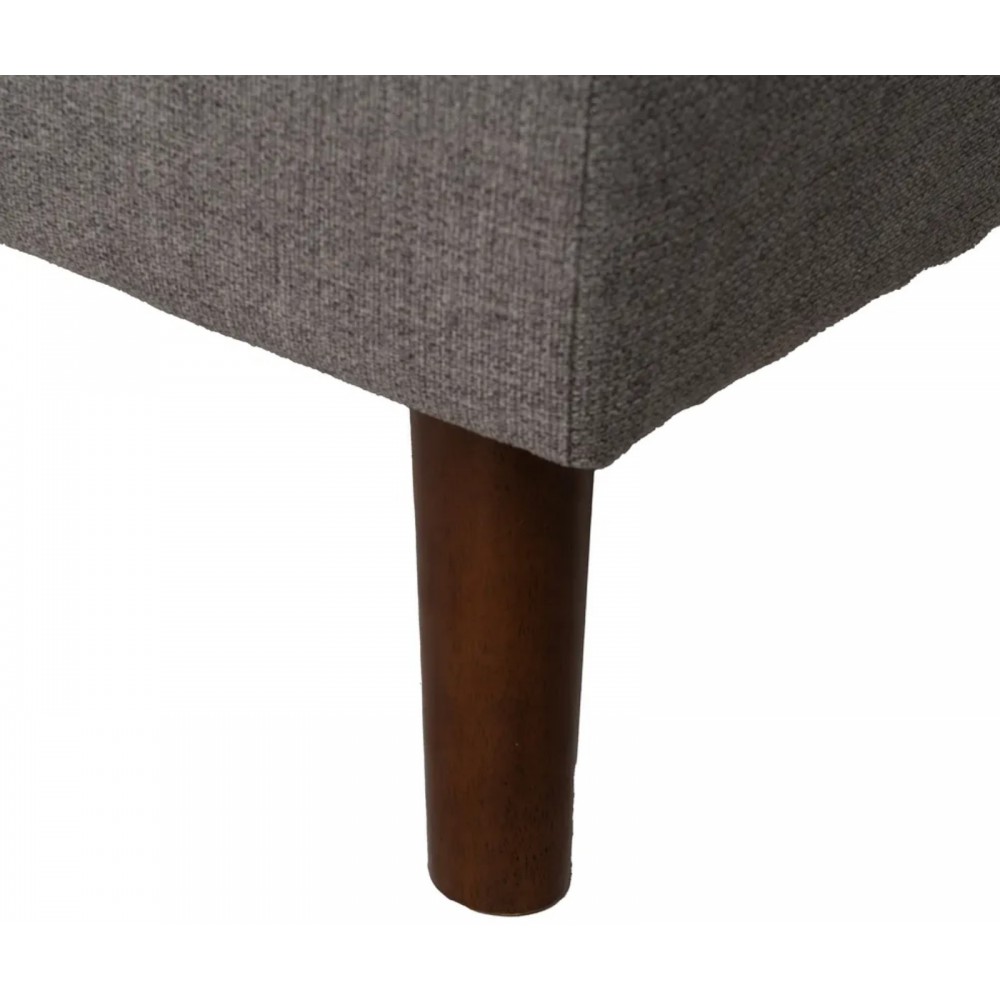 Sofa cama tela gris hoja madera 181cm IXIA IXIA - 16