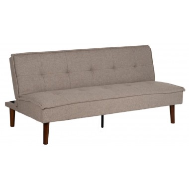 Sofa-bed Beige Stof Houten voet 181cm IXIA IXIA - 1