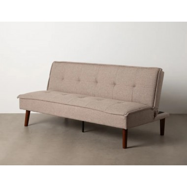 Sofa cama Beige tela de madera 181cm IXIA IXIA - 3