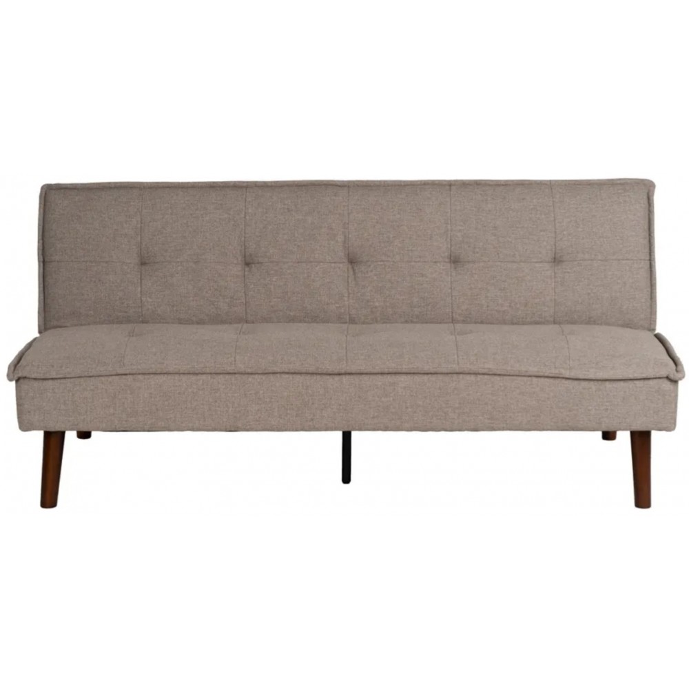 Sofa Bett Beige Stoff Holzfuß 181cm IXIA IXIA - 4