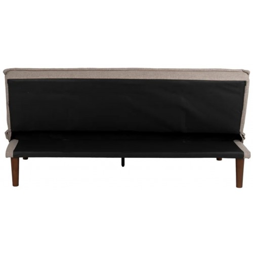 Sofa Bett Beige Stoff Holzfuß 181cm IXIA IXIA - 15