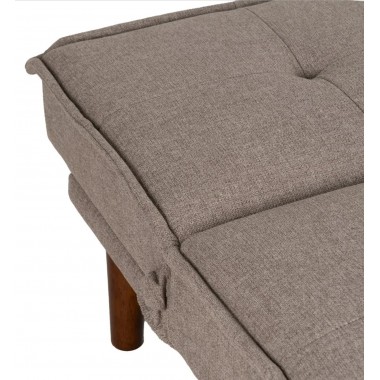 Sofa-bed Beige Stof Houten voet 181cm IXIA IXIA - 6