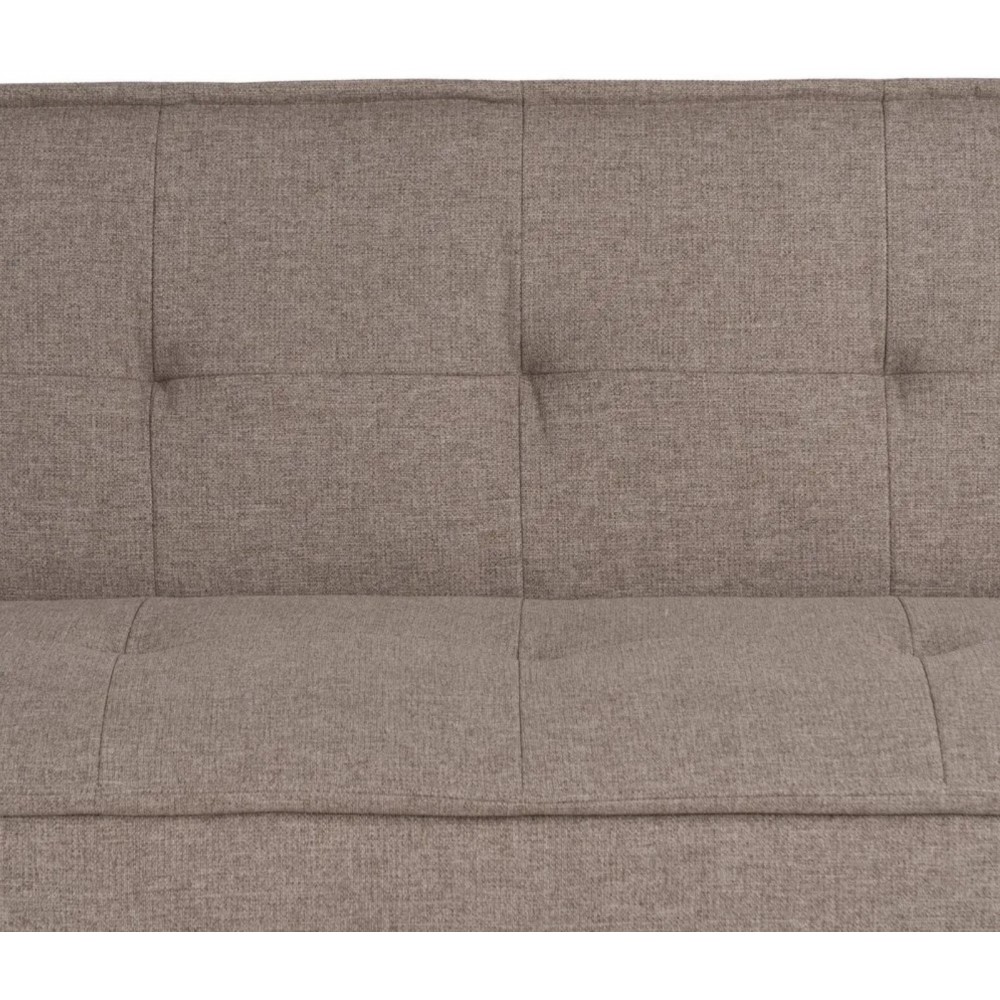 Sofa Bett Beige Stoff Holzfuß 181cm IXIA IXIA - 11