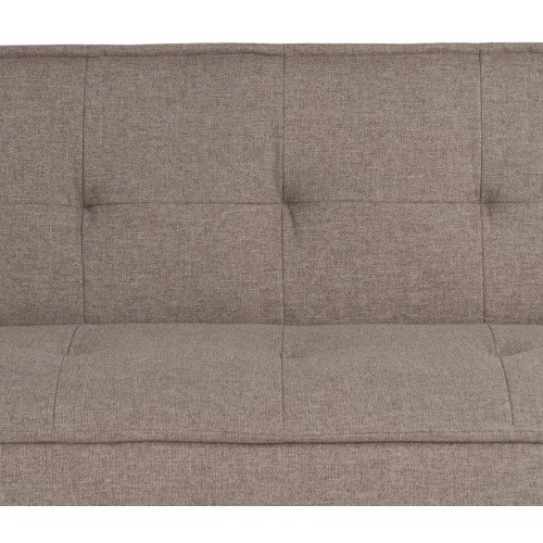 Sofa Bett Beige Stoff Holzfuß 181cm IXIA IXIA - 11