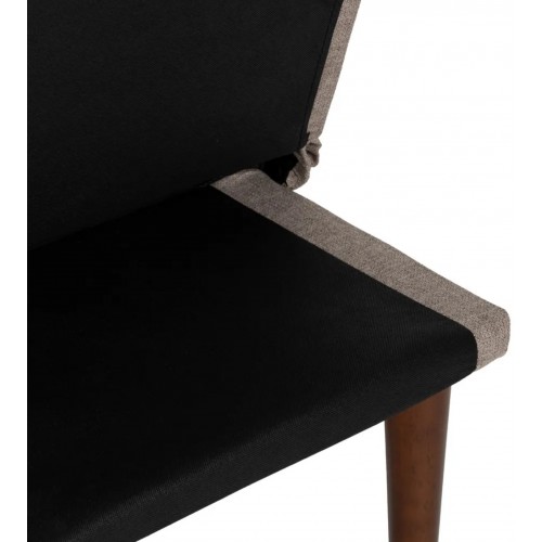 Sofa Bett Beige Stoff Holzfuß 181cm IXIA IXIA - 13