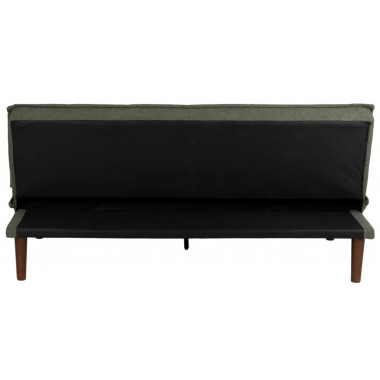 Sofa Bett Grün Stoff Holzfuß 181cm IXIA IXIA - 15