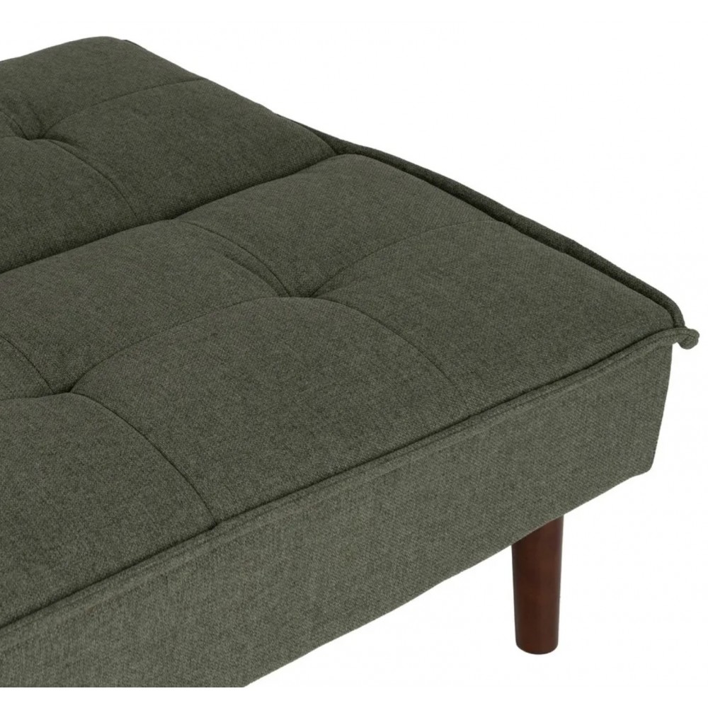 Sofa bed Green Fabric Woodfoot 181cm IXIA IXIA - 7