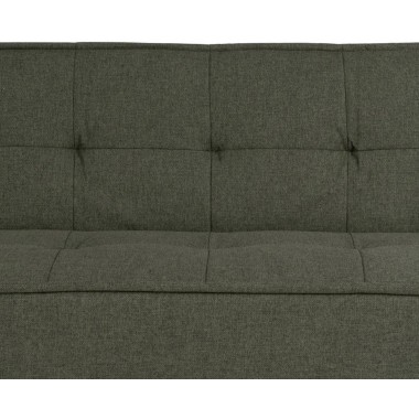 Sofa Bett Grün Stoff Holzfuß 181cm IXIA IXIA - 11