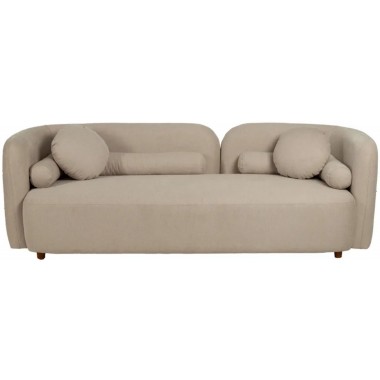 3 seater sofa modern beige fabric 223cm IXIA IXIA - 3