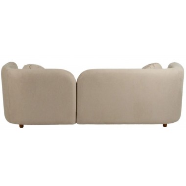 3 seater sofa modern beige fabric 223cm IXIA IXIA - 4