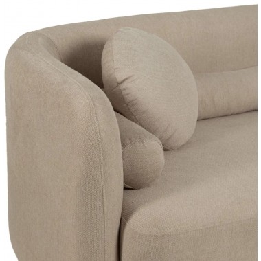 3 seater sofa modern beige fabric 223cm IXIA IXIA - 5